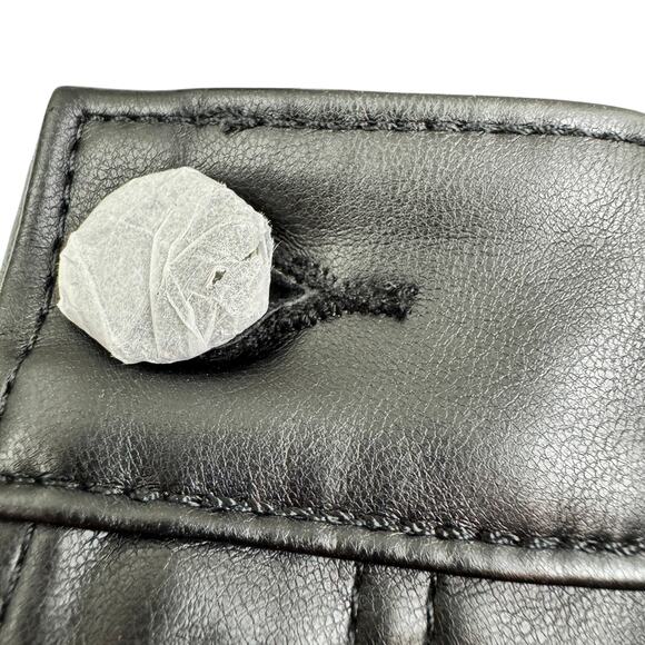 GAP Vintage Slim High-Rise Faux Vegan Leather Chic Rocker Biker Pant Women's 16S - Picture 6 of 8